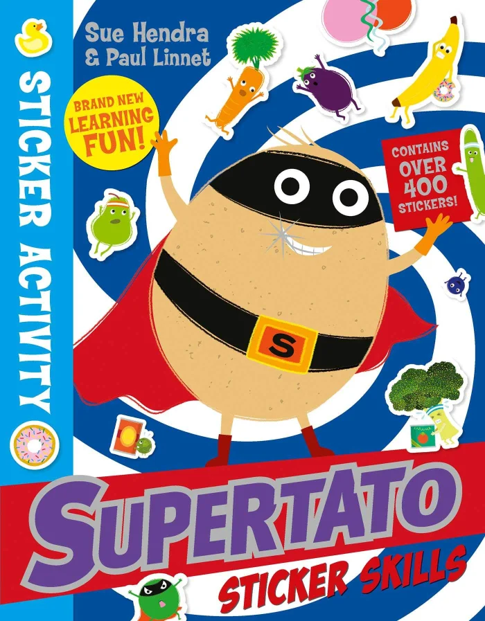 Supertato Sticker Skills, zošit s úlohami a nálepkami