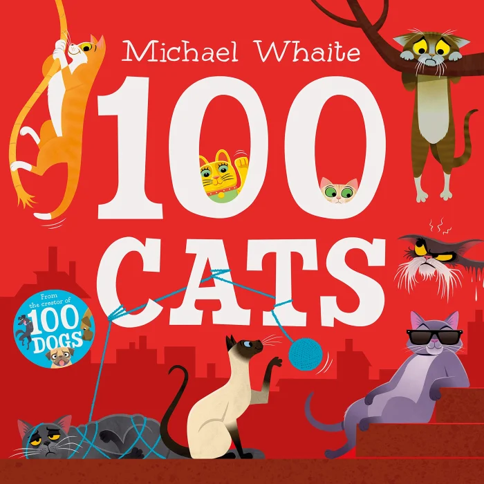 100 Cats, anglická kniha - leporelo