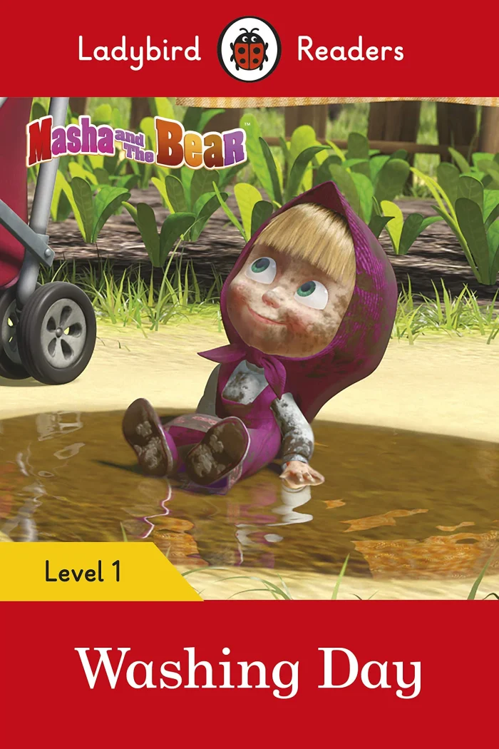 Masha and the Bear: Washing Day (Pre-A1), anglická kniha