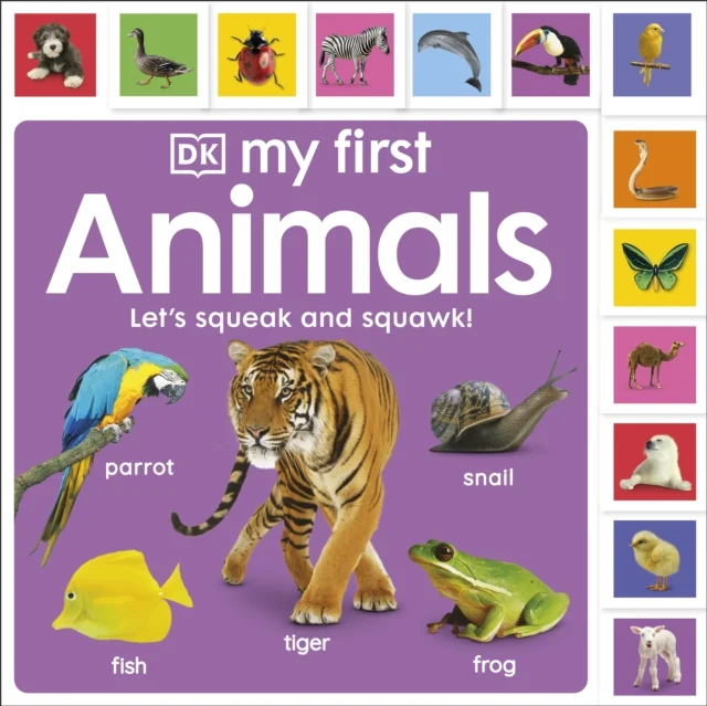 My First Animals Let's Squeak and Squawk, anglická kniha - leporelo