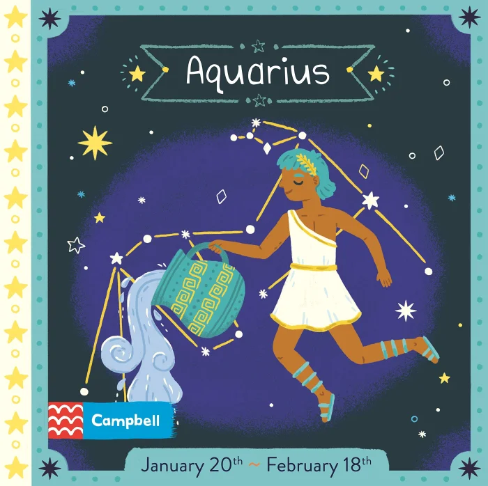 Aquarius, anglická kniha - leporelo