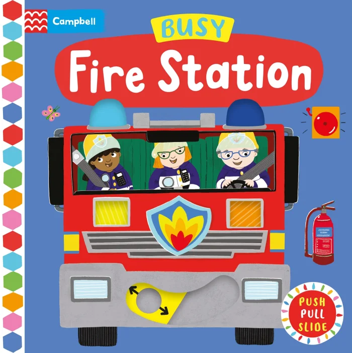 Busy Fire Station, anglická kniha - leporelo