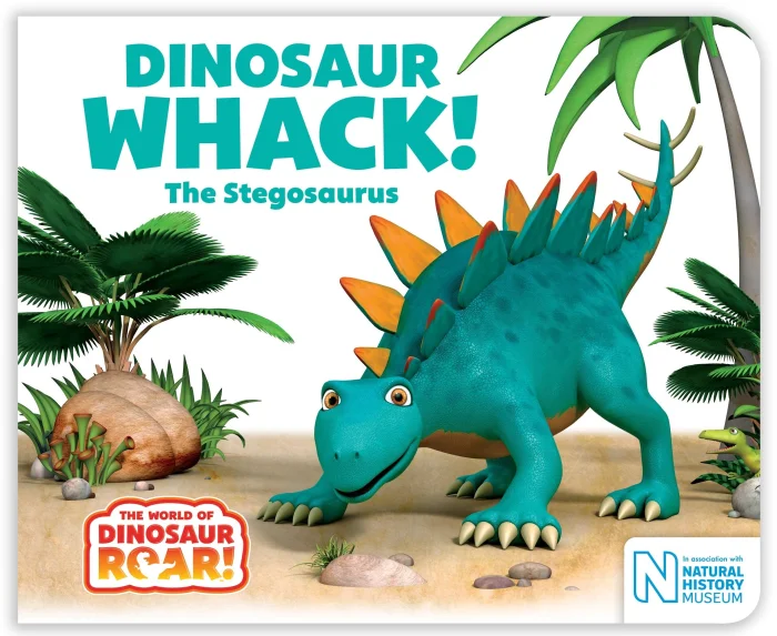 Dinosaur Whack! The Stegosaurus, anglická kniha - leporelo