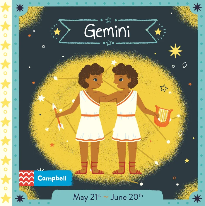 Gemini, anglická kniha - leporelo