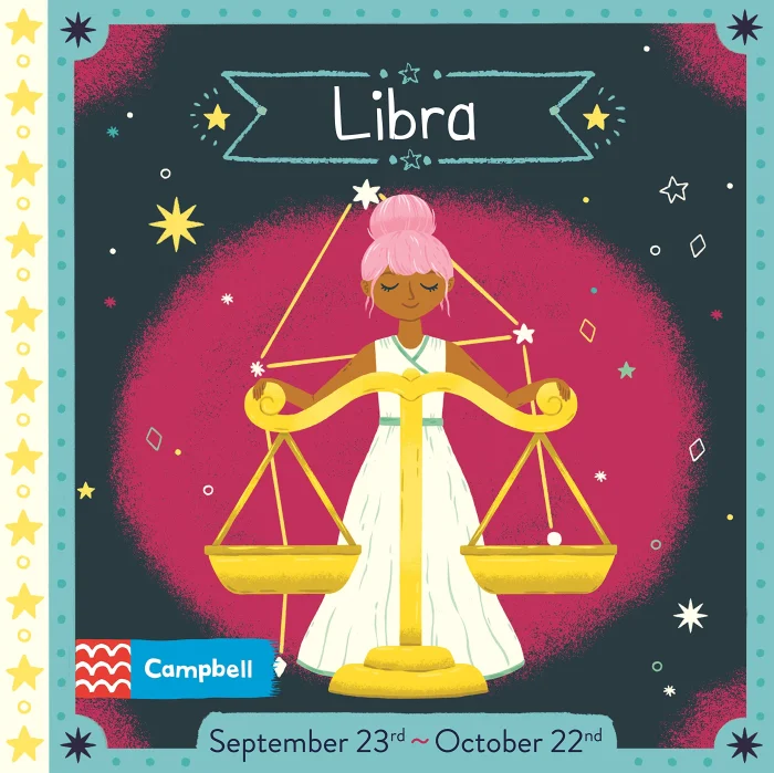 Libra, anglická kniha - leporelo