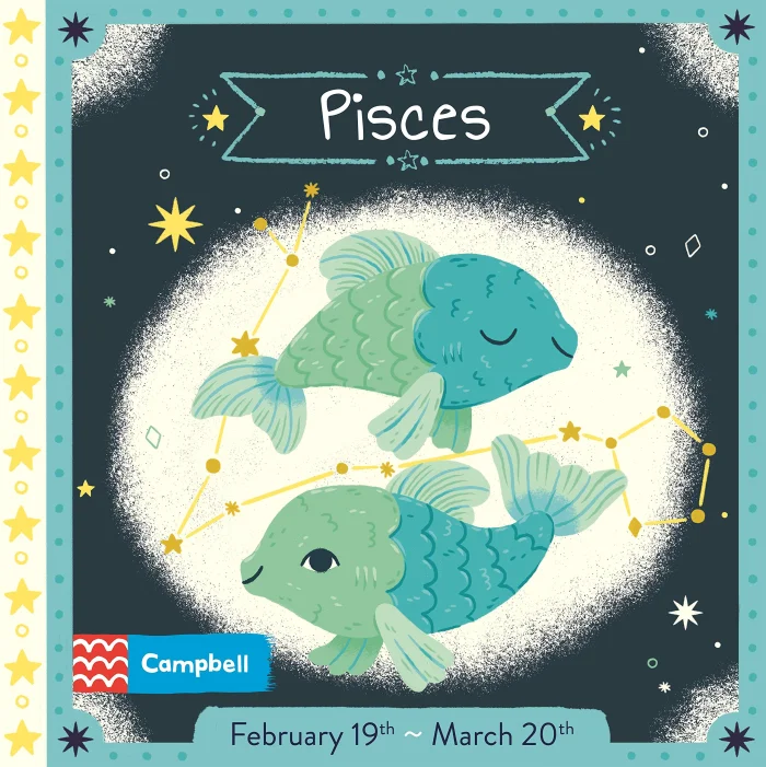 Pisces, anglická kniha - leporelo