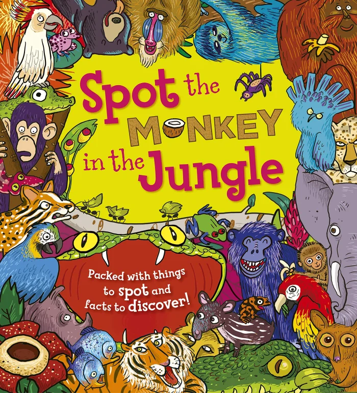 Spot the Monkey in the Jungle, anglická kniha