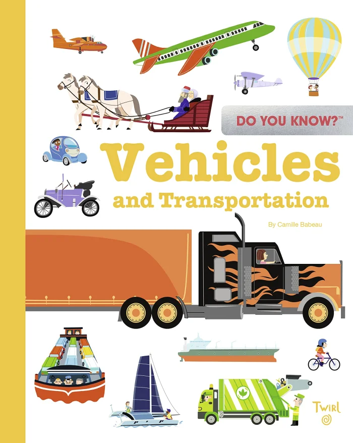 Vehicles and Transportation, anglická kniha