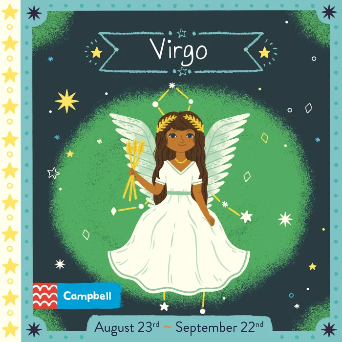 Virgo, anglická kniha - leporelo