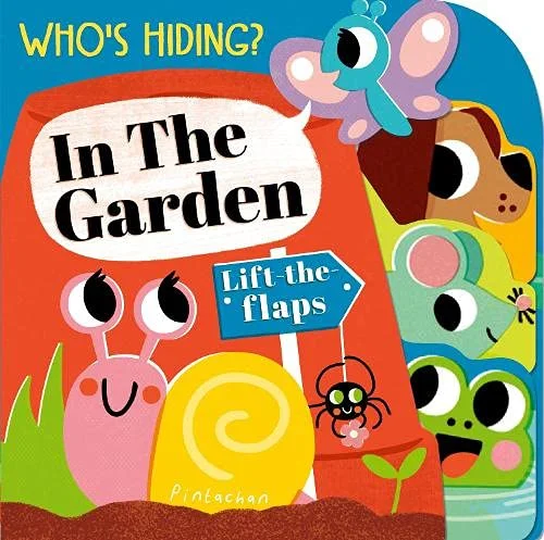 Who's Hiding? In the Garden, anglická kniha - leporelo