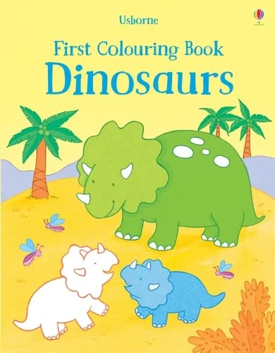 First Colouring Book Dinosaurs, omaľovánka