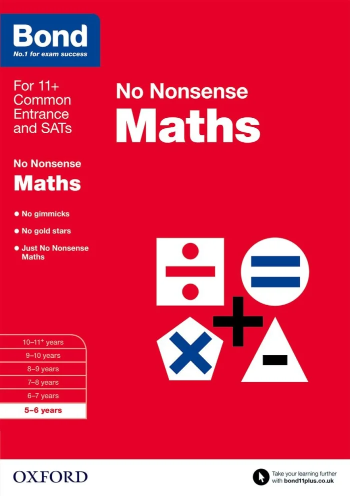 Maths: No Nonsense (5-6 years), pracovný zošit