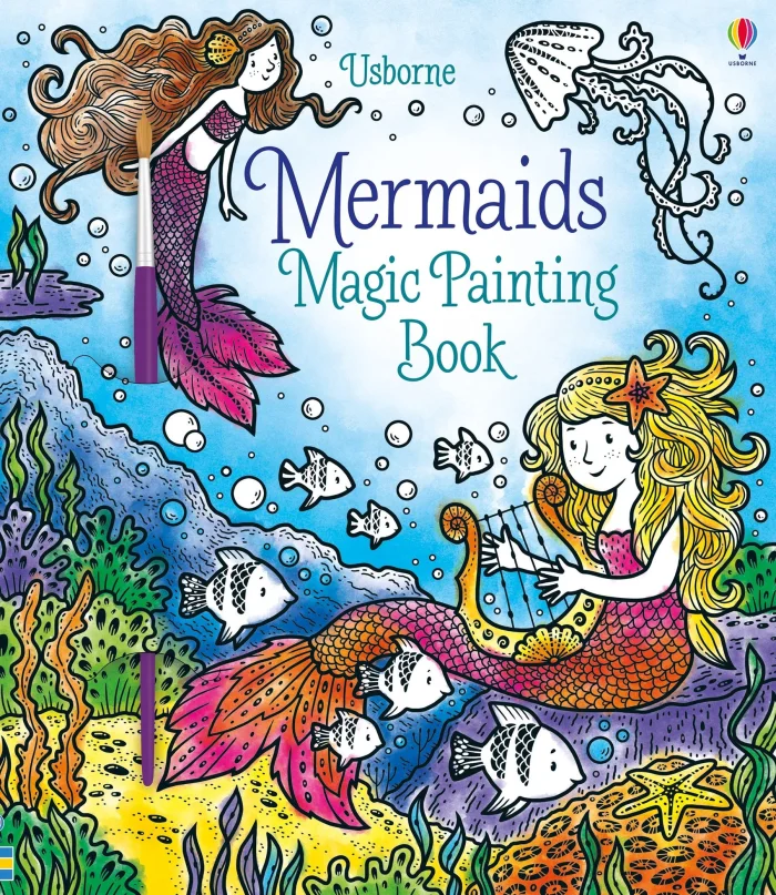 Mermaids Magic Painting Book, omaľovánka