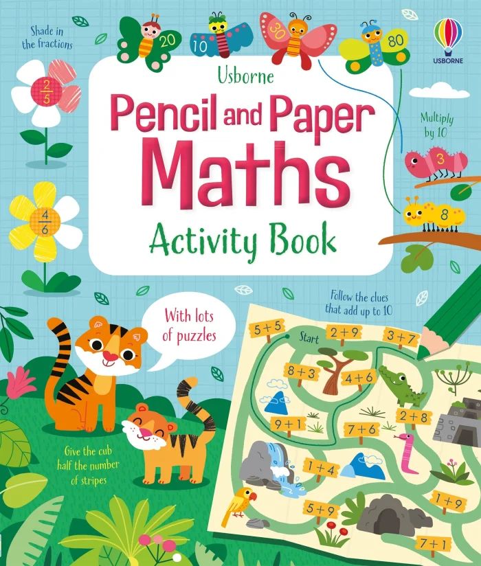 Pencil and Paper Maths, anglická kniha s úlohami