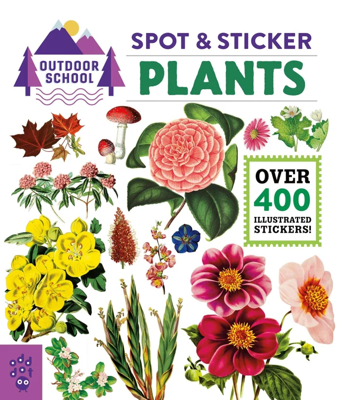 Spot & Sticker Plants, nálepkový zošit