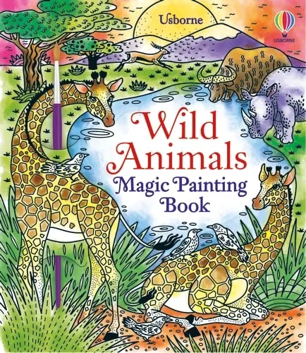Wild Animals Painting Book, omaľovánka