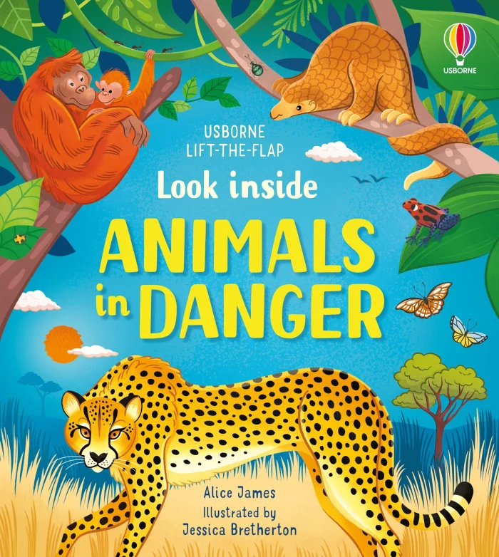 Look inside Animals in Danger, anglická kniha - leporelo