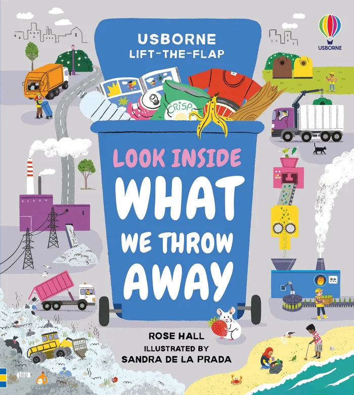 Look Inside What We Throw Away, anglická kniha - leporelo