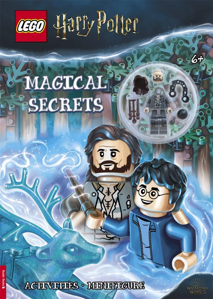 Magical Secrets, kniha s úlohami a Lego panáčikom