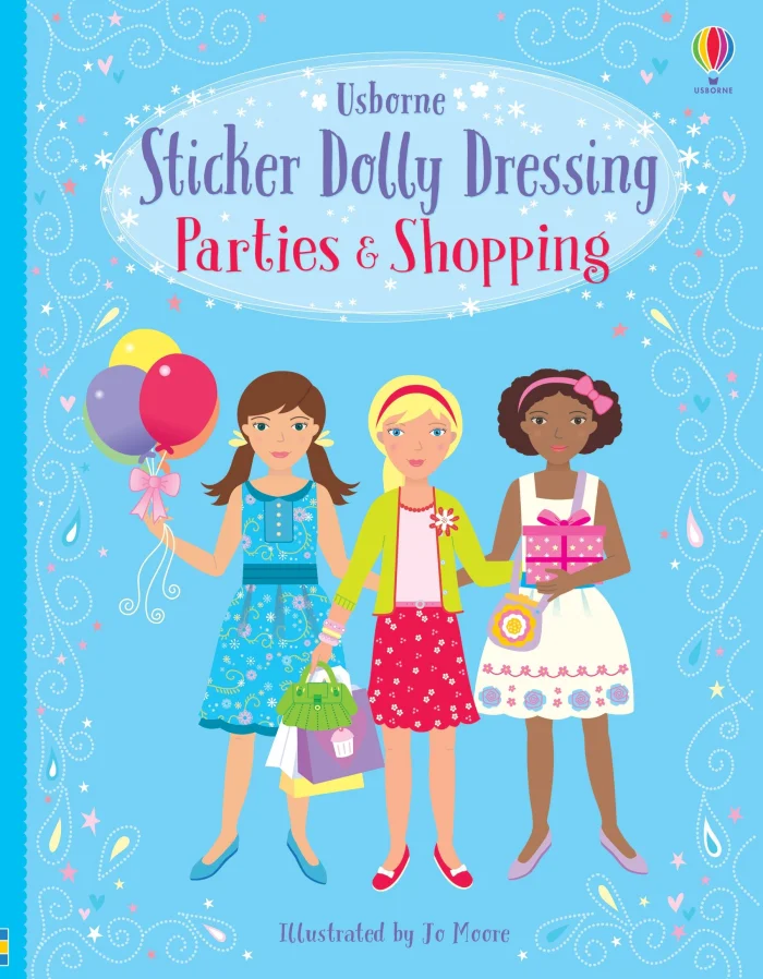 Parties and shopping girls, nálepkový zošit