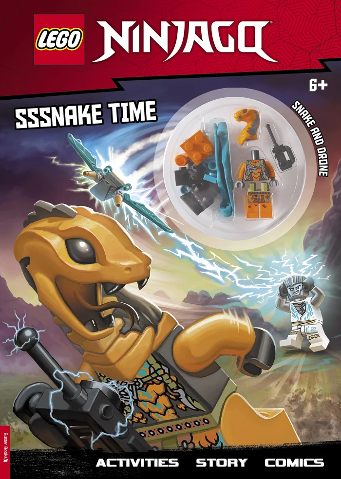 Sssnake Time, kniha s úlohami a Lego panáčikom