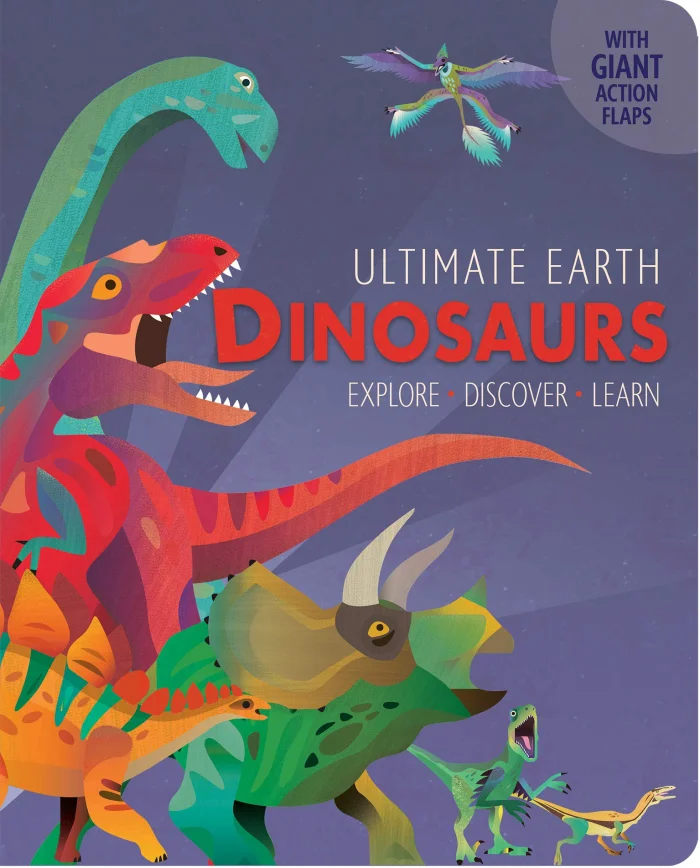 Dinosaurs, anglická kniha - leporelo