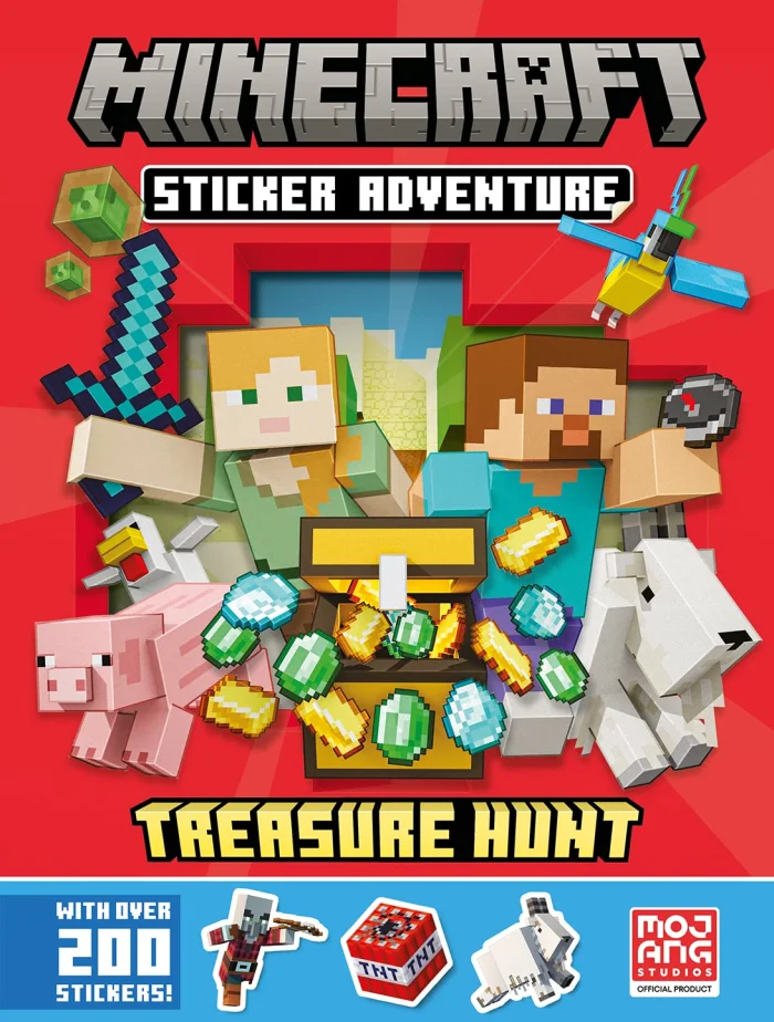 Minecraft Sticker Adventure, nálepkový zošit