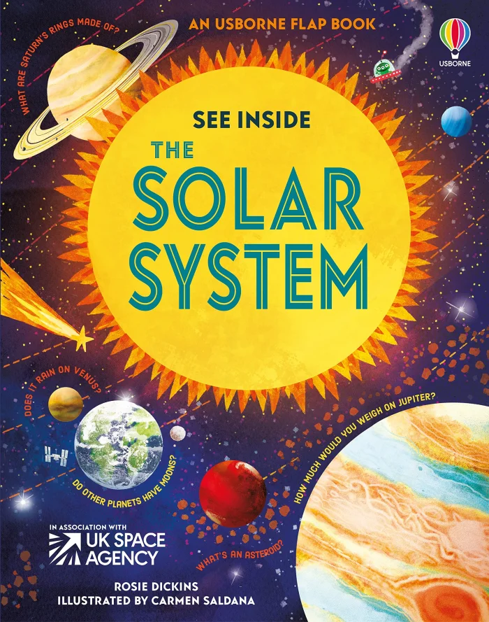 See inside the Solar System, anglická kniha-leporelo