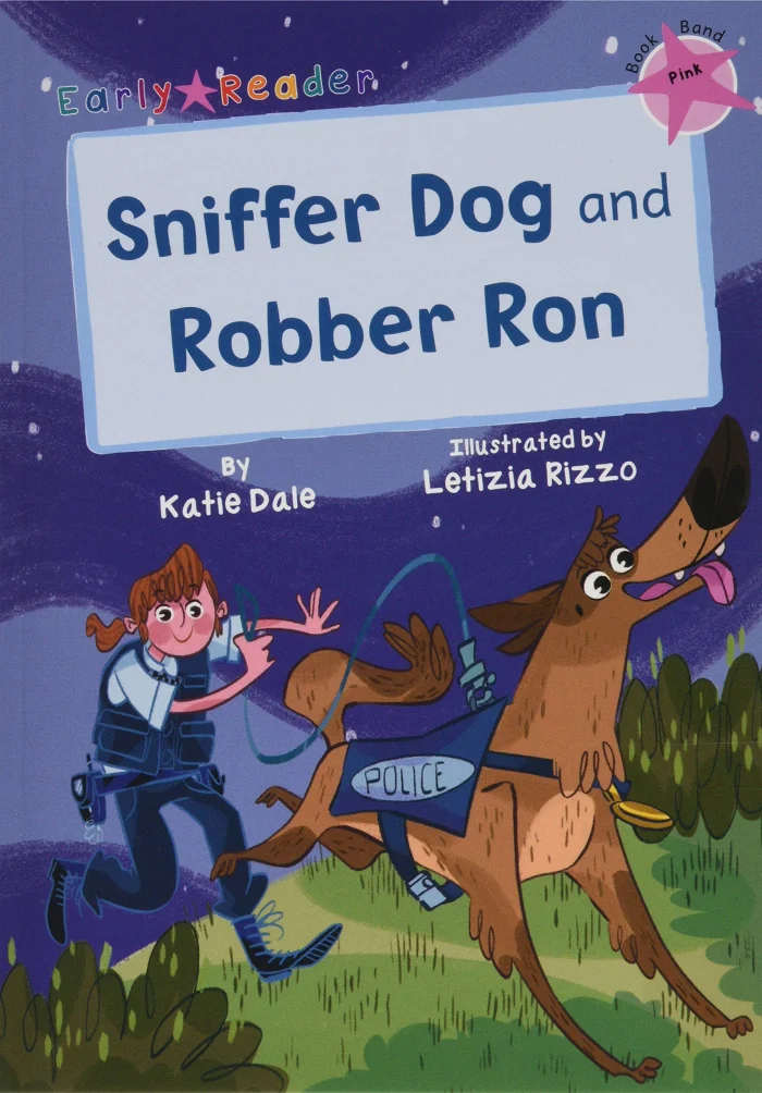 Sniffer Dog and Robber Ron (1B), anglická kniha