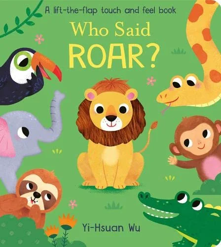 Who Said Roar?, anglická kniha - leporelo
