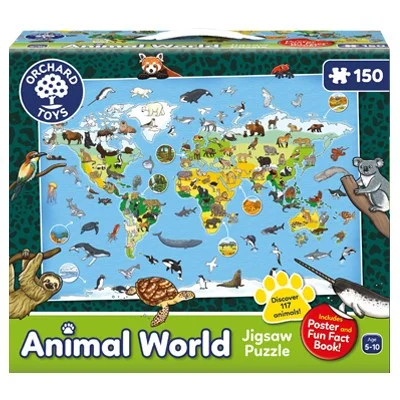 Animal World Jigsaw (150ks), puzzle