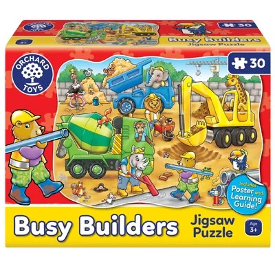 Busy Builders Jigsaw (30 ks), puzzle