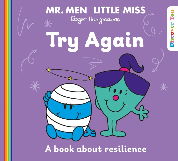 Mr. Men Little Miss: Try Again, anglická kniha