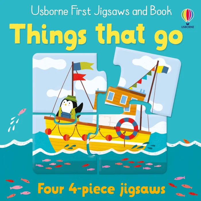 Things that go (4 x 4ks), puzzle + kniha