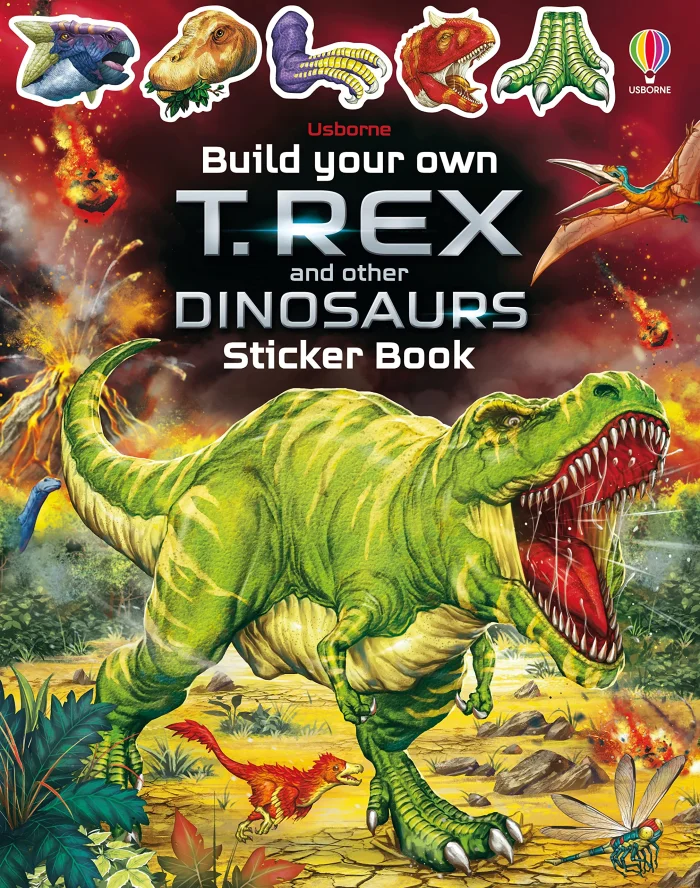 Build Your Own T. Rex and Other Dinosaurs, nálepkový zošit