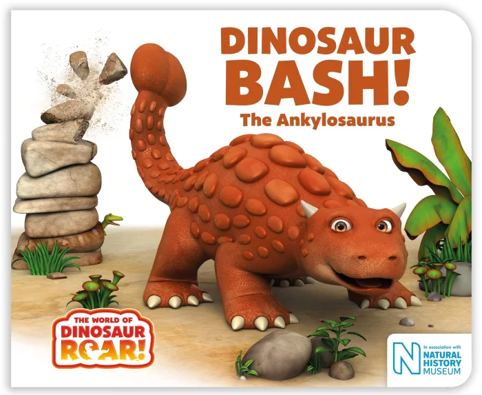 Dinosaur Bash! The Ankylosaurus, anglická kniha - leporelo