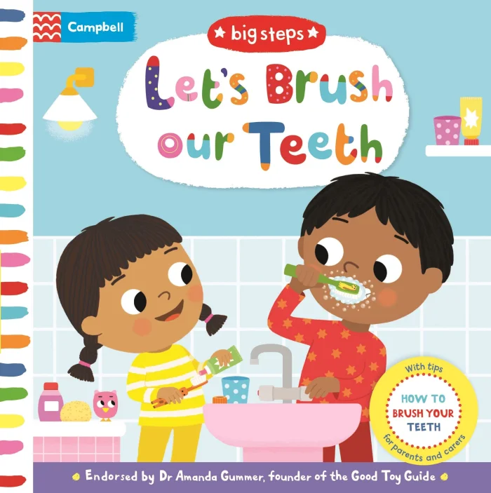 Let's Brush our Teeth, anglická kniha - leporelo