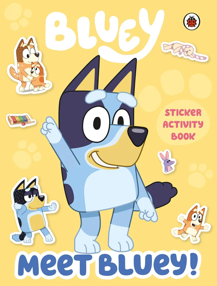 Meet Bluey!, nálepkový zošit s aktivitami