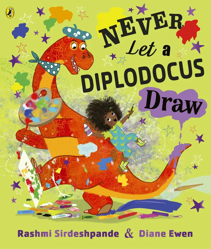 Never Let a Diplodocus Draw, anglická kniha