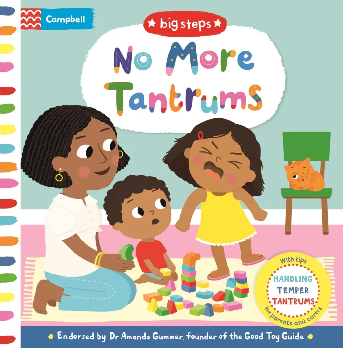 No More Tantrums, anglická kniha - leporelo