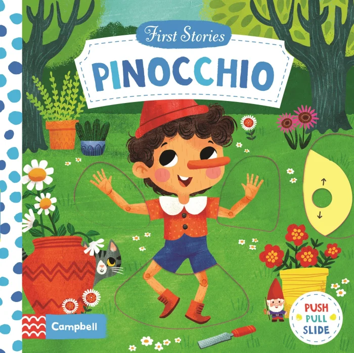 Pinocchio, anglická kniha - leporelo