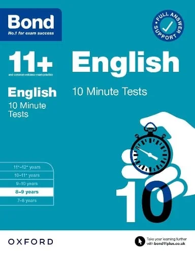 English 10 Minute Tests with Answer Support (8-9 years), pracovný zošit