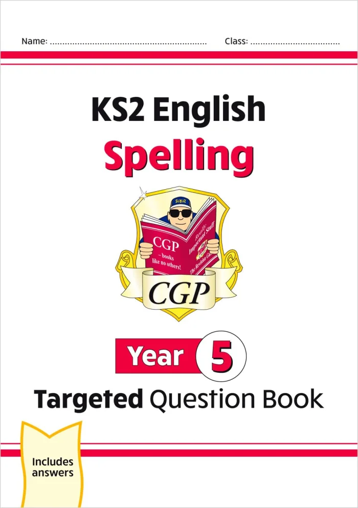 KS2 English Year 5 Spelling Targeted Question Book, pracovný zošit
