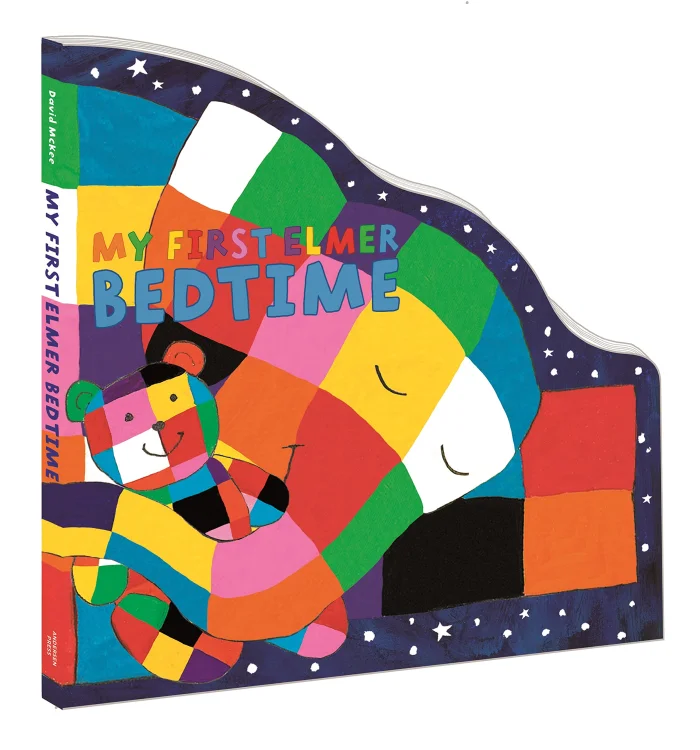 My First Elmer Bedtime, anglická kniha - leporelo