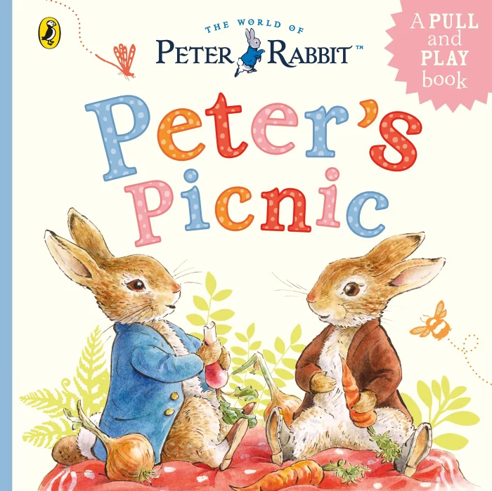 Peter's Picnic : A Pull-Tab and Play Book, anglická kniha - leporelo
