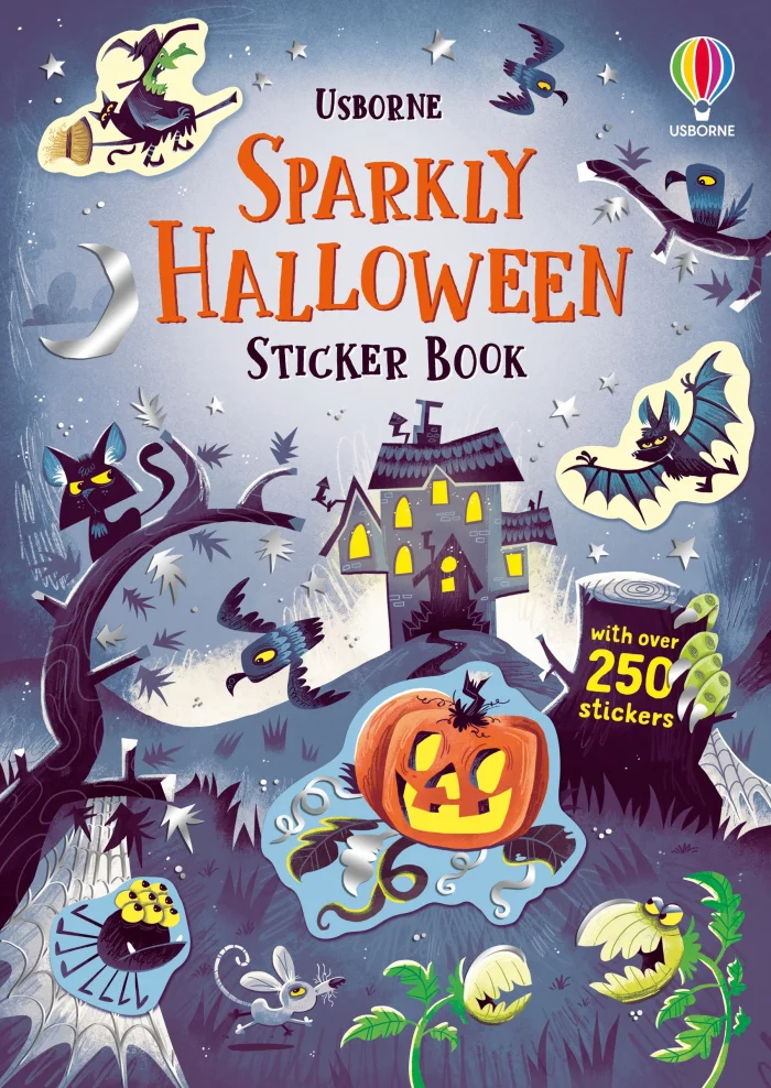 Sparkly Halloween Sticker Book, nálepkový zošit