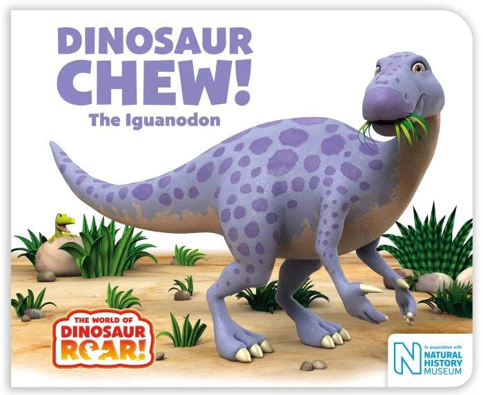 Dinosaur Chew! The Iguanodon, anglická kniha - leporelo