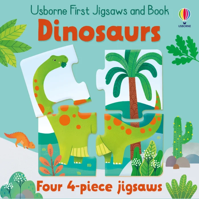 Dinosaurs (4 x 4ks), puzzle + kniha