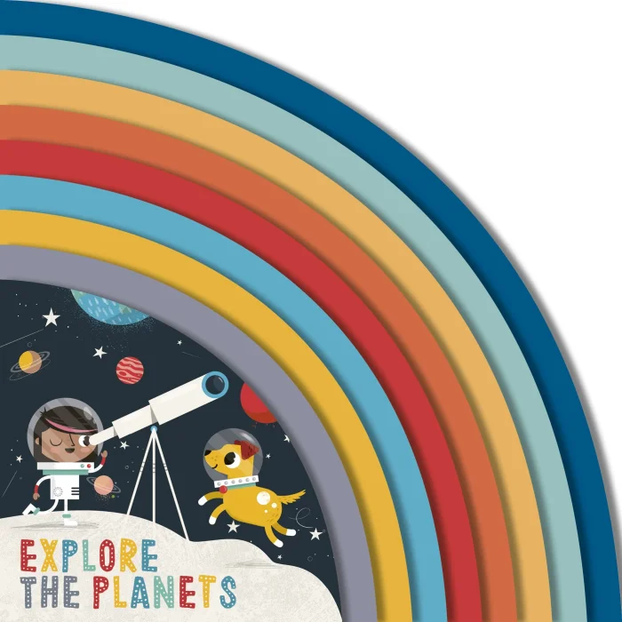 Explore the Planets, anglická kniha - leporelo
