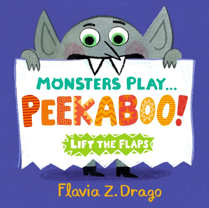 Monsters Play... Peekaboo!, anglická kniha - leporelo
